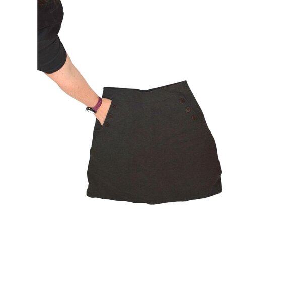 Betabrand Charcoal Gray Work Skort - Picture 8 of 8